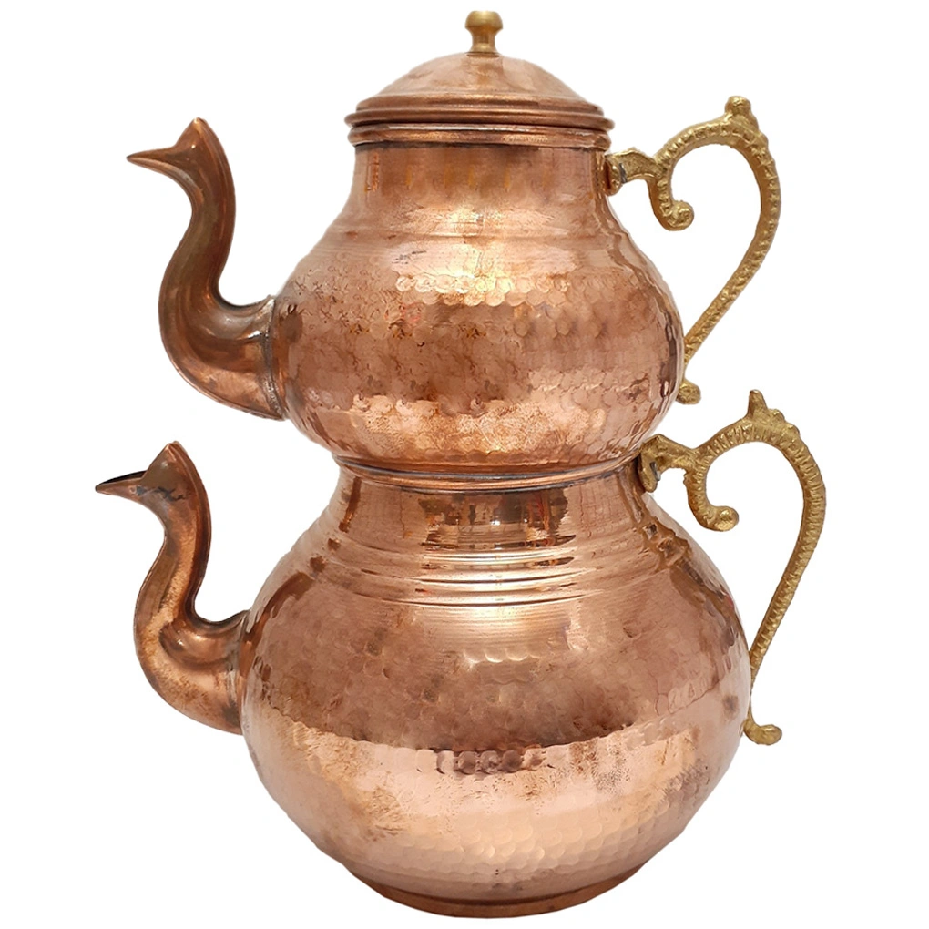 ست کتری و قوری مسی