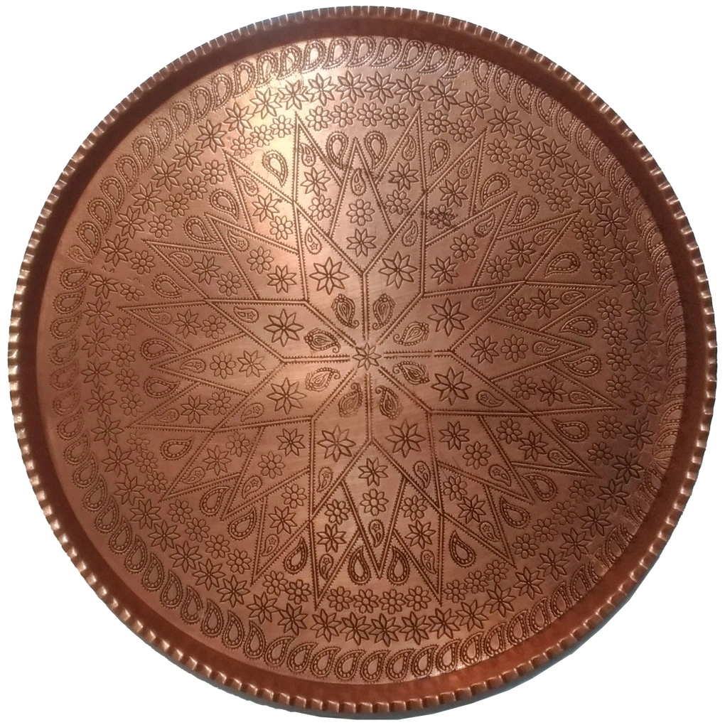 سینی گرد مسی