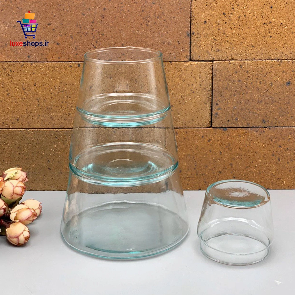 ظرف شیشه ای 4 طبقه