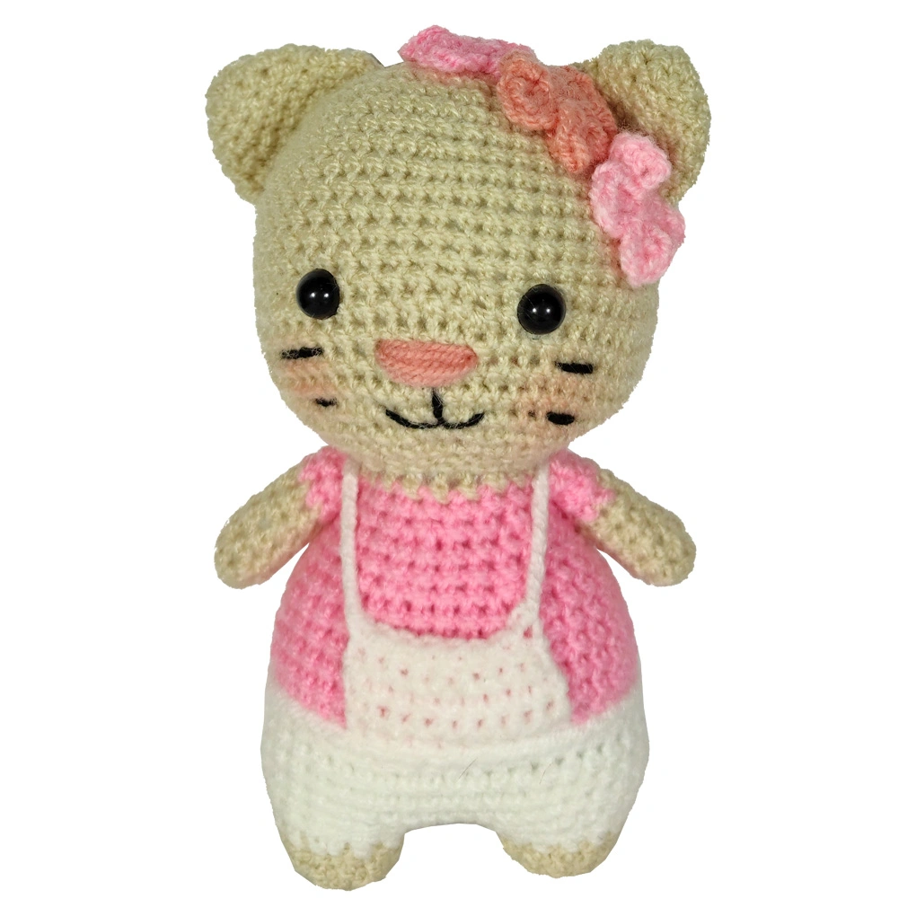 عروسک بافتنی پیشی