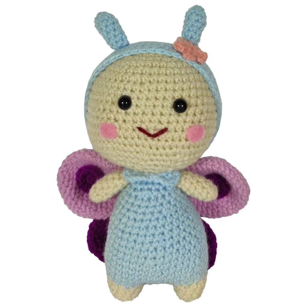 عروسک بافتنی پروانه