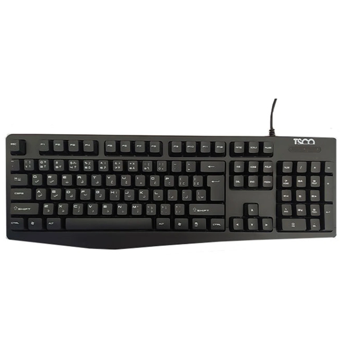 کیبورد فارسی تسکو مدل TK-8030