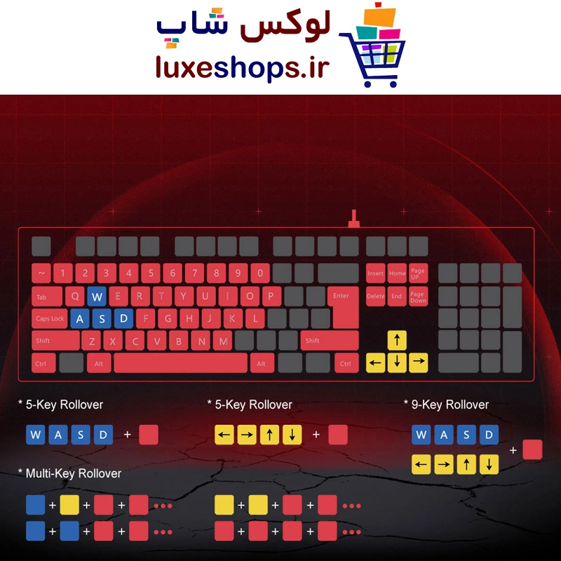 کیبورد گیمینگ ای فورتک bloody B500