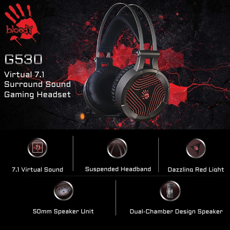 هدفون (هدست) ای فورتک مدل Bloody G530