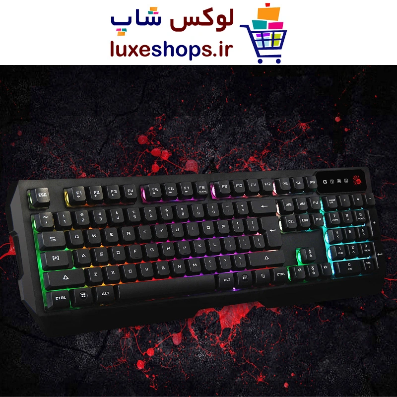 کیبورد گیمینگ ای فورتک bloody Q135