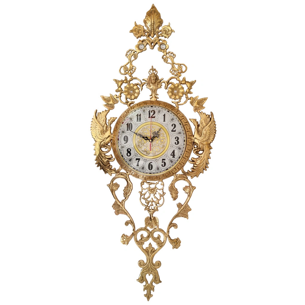 ساعت دیواری برنجی