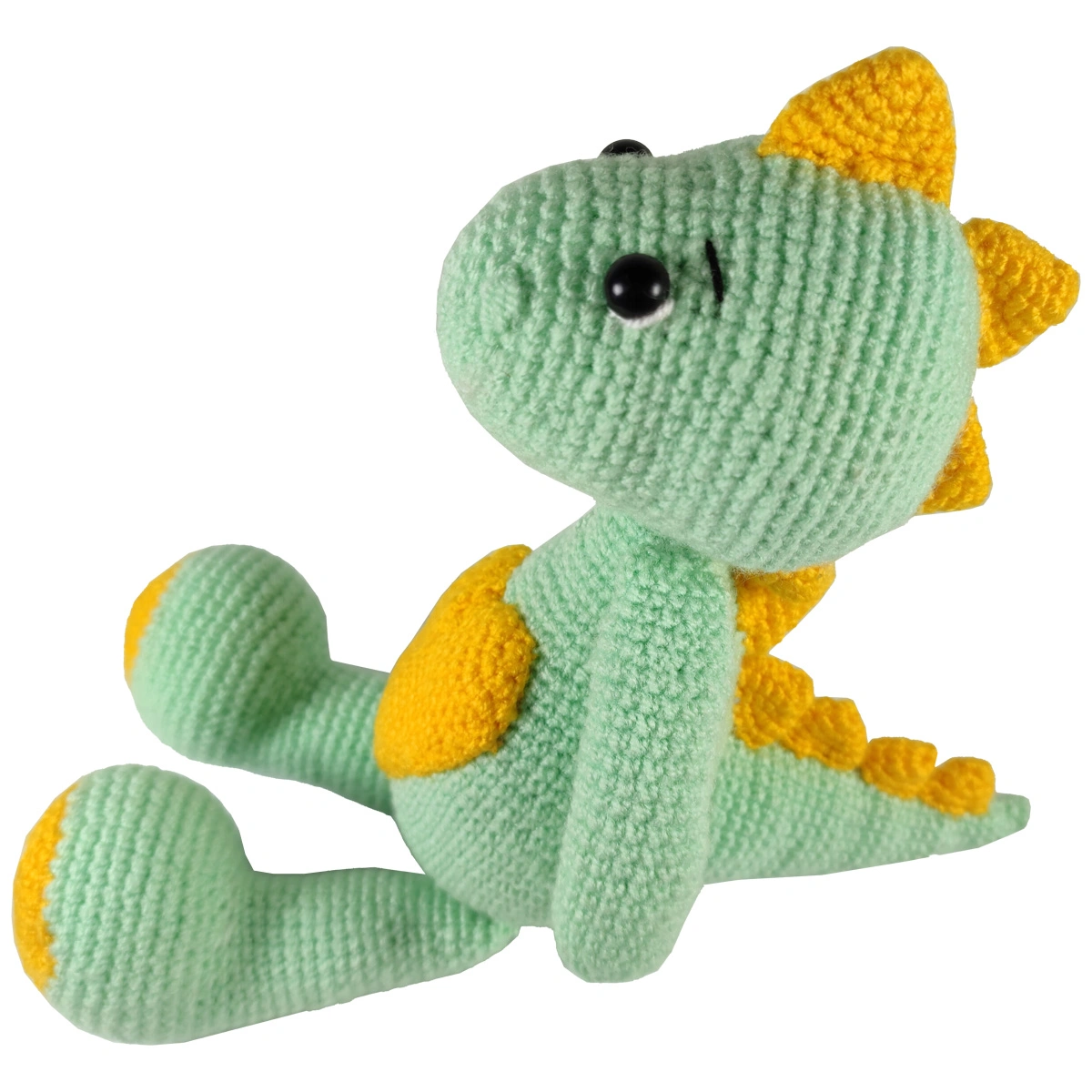 عروسک بافتنی دایناسور