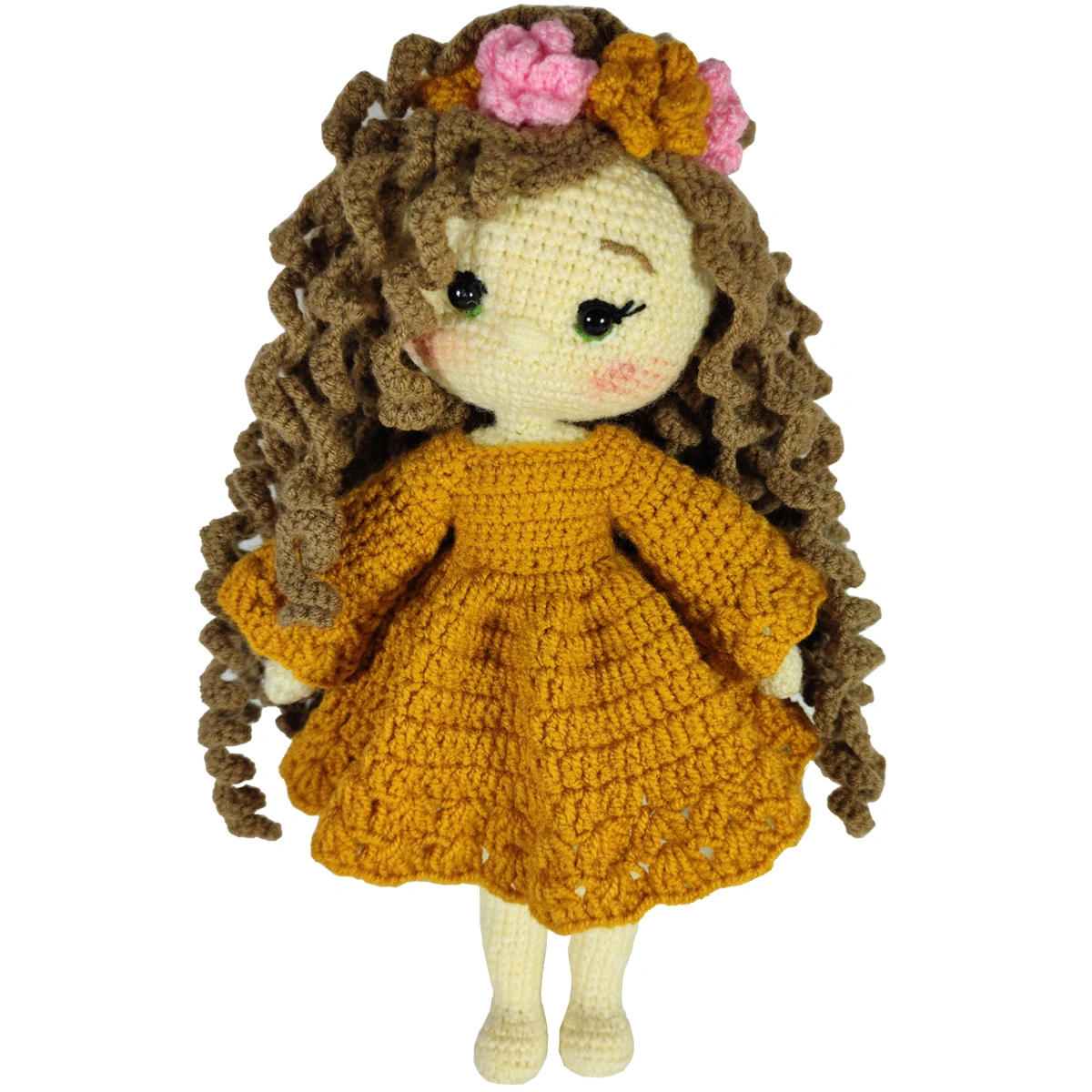 عروسک بافتنی دختر پری