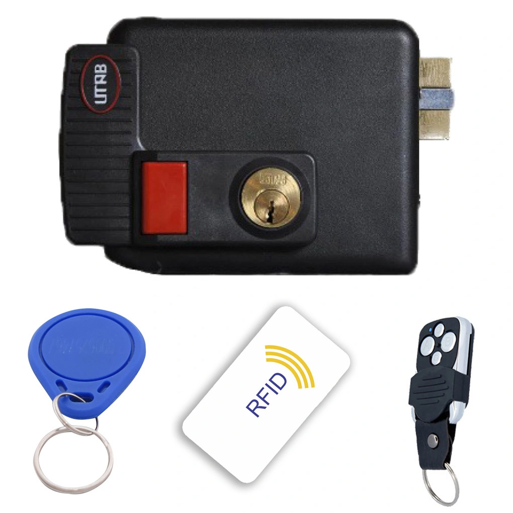 قفل برقی حیاطی یوتاب 898 تگ و کارت و ریموت دار بتا (5 کلید)