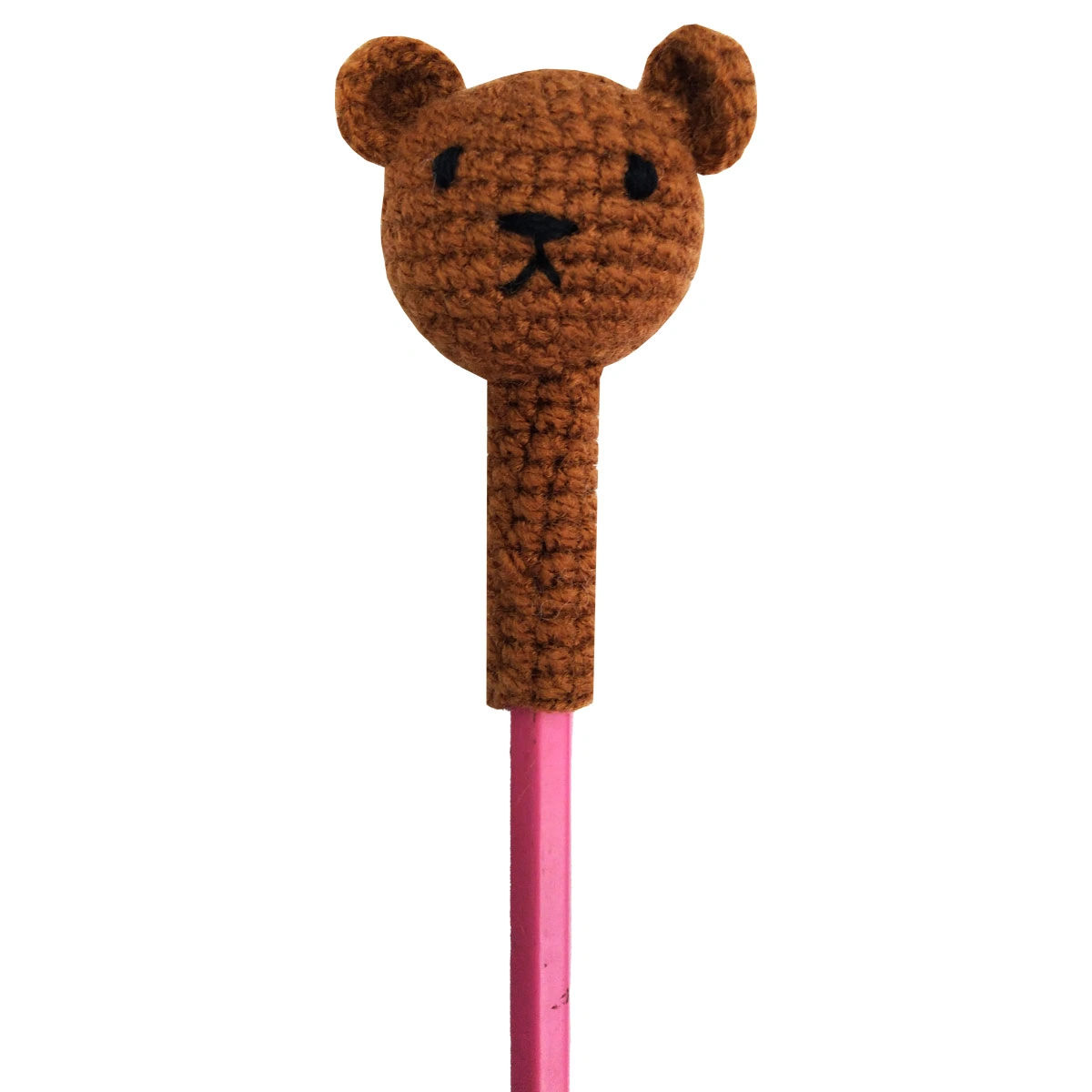 عروسک بافتنی سرمدادی خرسی