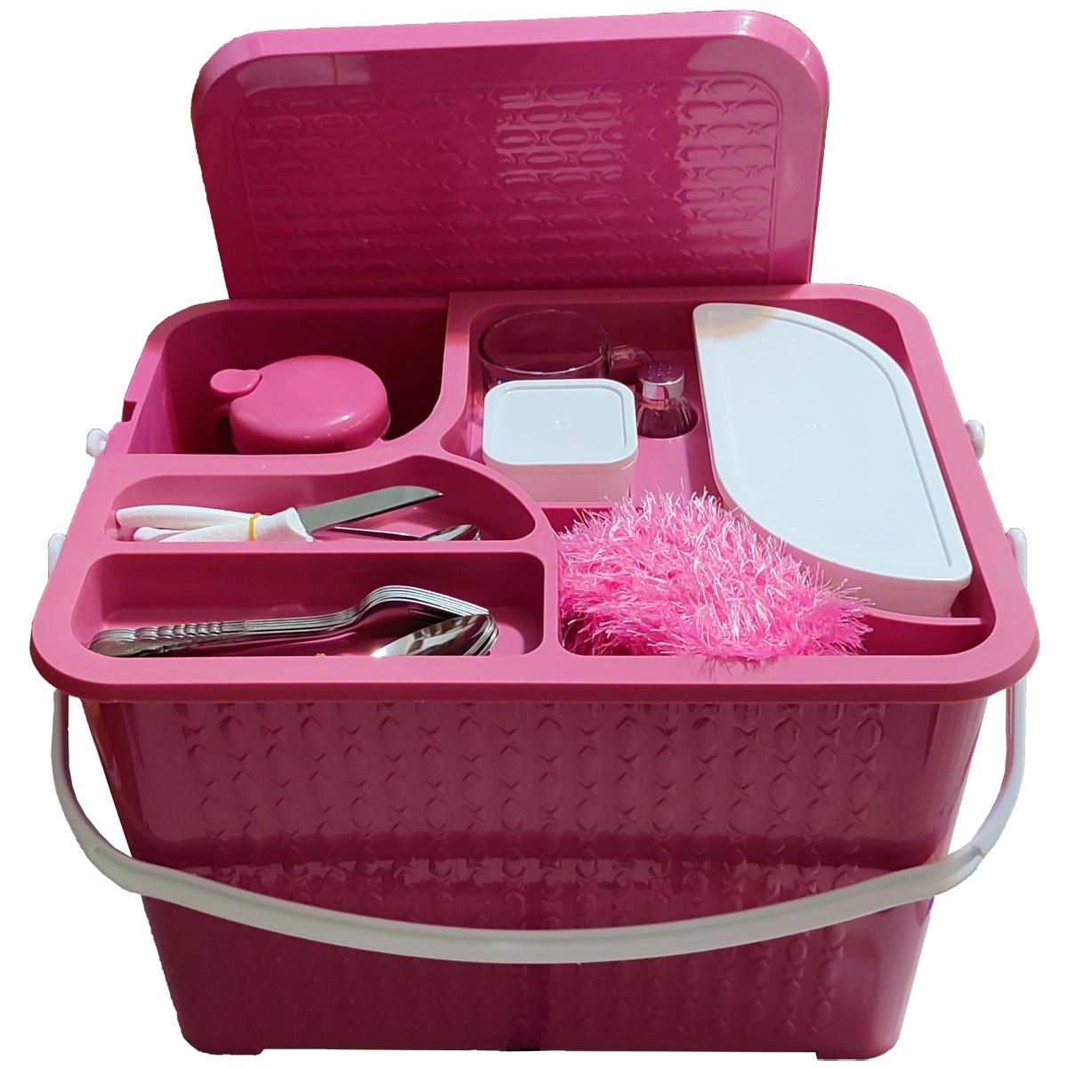 سبد مسافرتی ۷۰ پارچه پونا پلاست مدل p70