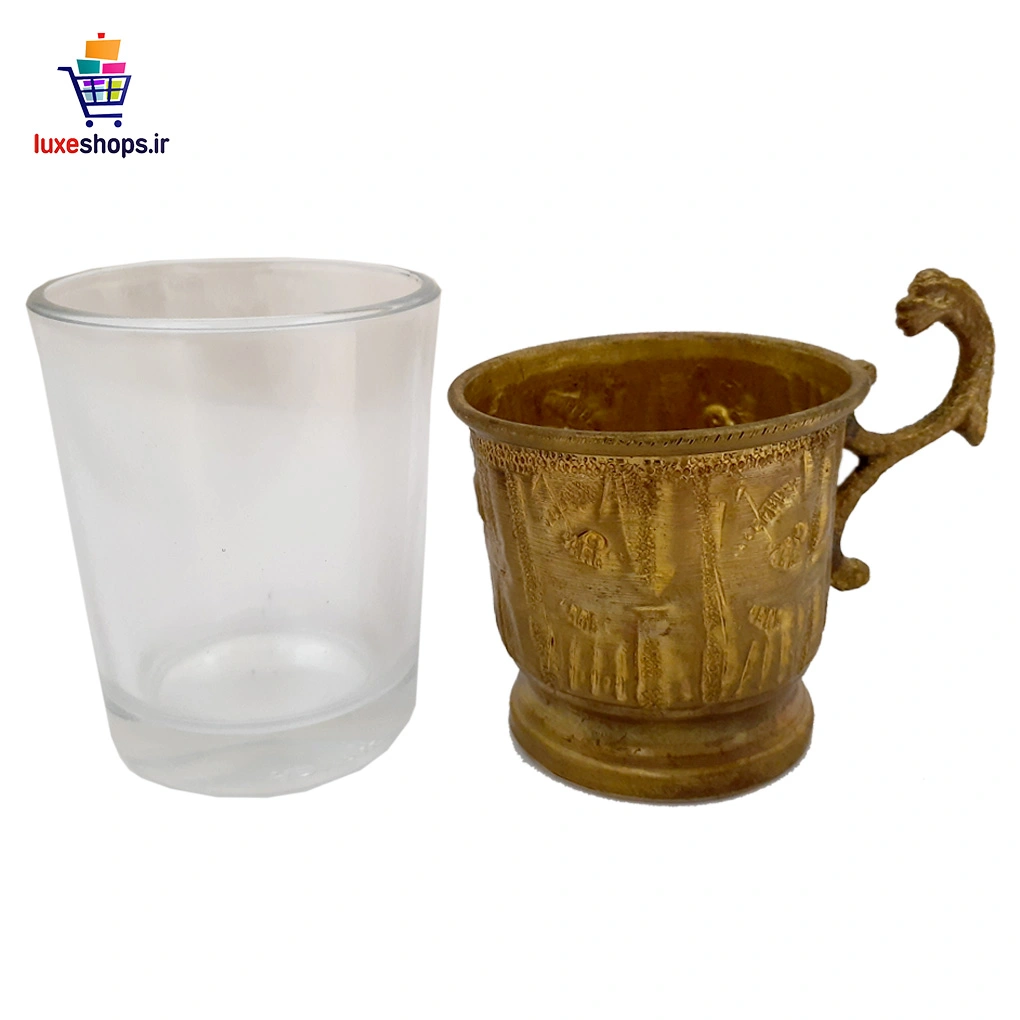 سرویس چای خوری برنجی آنتیک