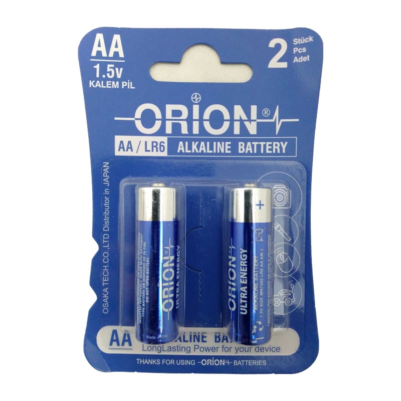 باتری قلمی ORION بسته 2 عددی سایز AA 