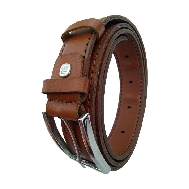 کمربند چرم طبیعی گاوی دست دوز دولایه مدل kg-02