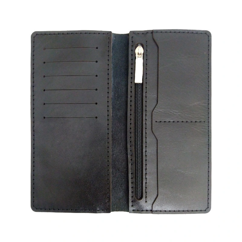 کیف پول و جا موبایلی چرم طبیعی گاوی دست دوز مدل kpg-05 