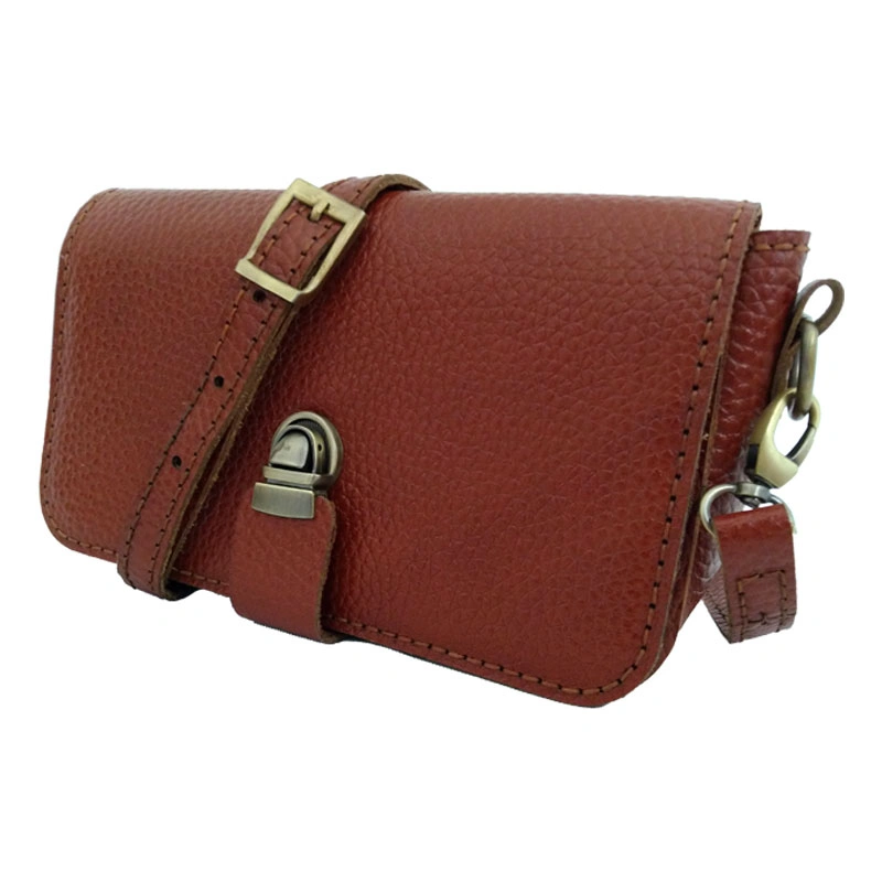 کیف دوشی چرم طبیعی دست دوز مدل kdg-10  