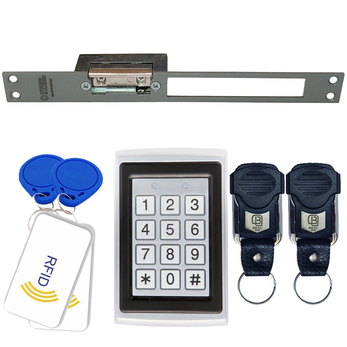 قفل مقابل برقی درب ضدسرقت و معمولی مدل تگ دار بتا کد03