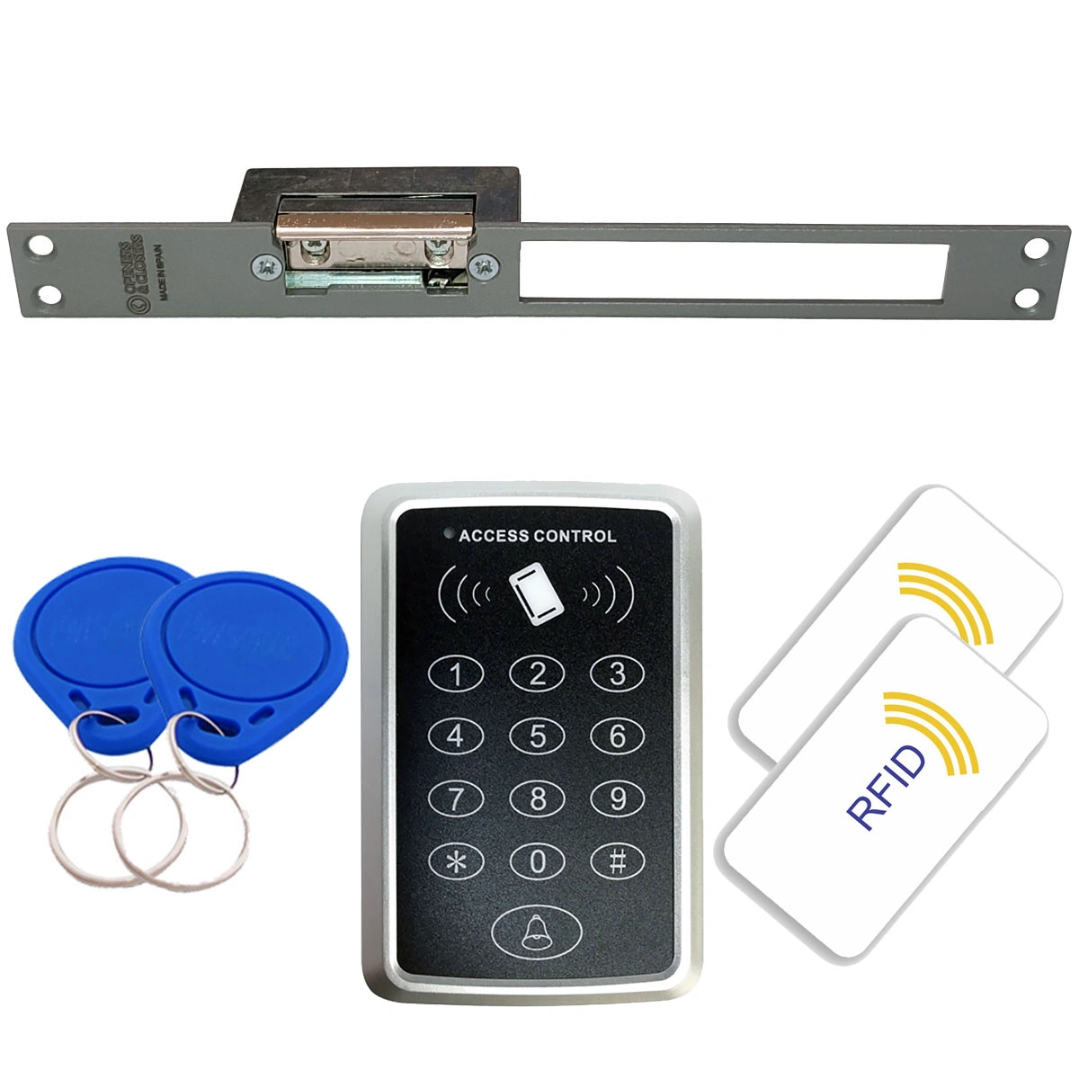 قفل مقابل برقی درب ضدسرقت و معمولی مدل تگ دار بتا کد05