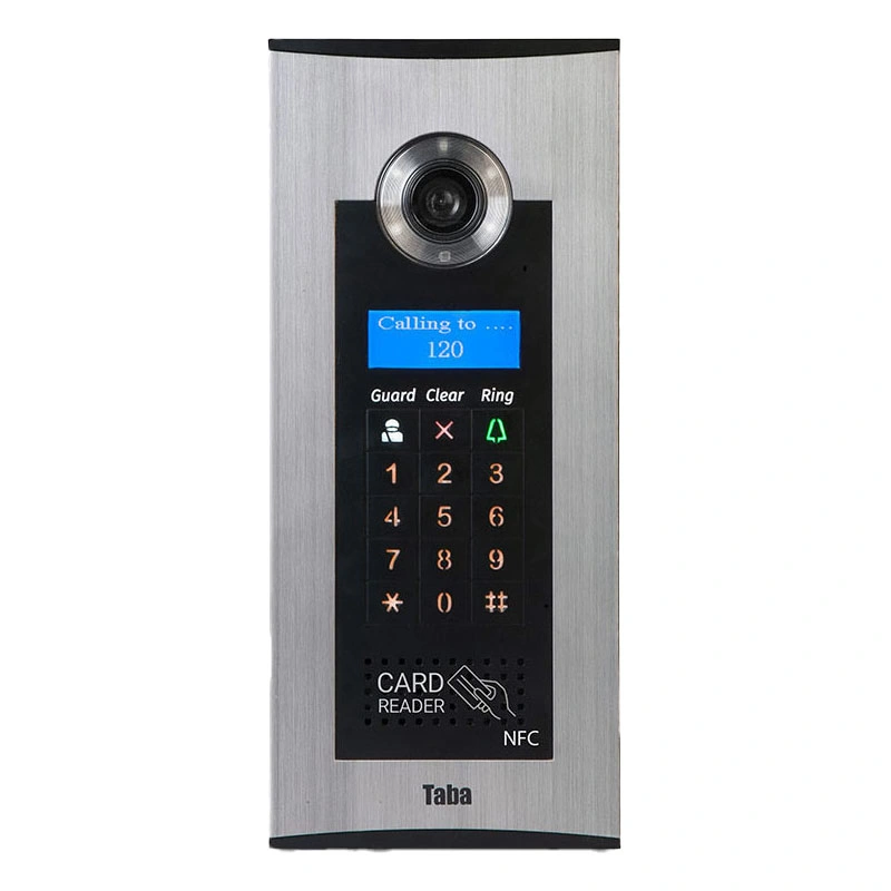 پنل آیفون تصویری کدینگ و کارتخوان تابا TVP1800