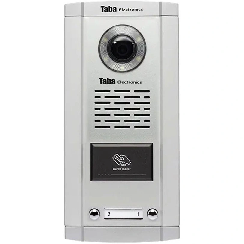 پنل آیفون تصویری رنگی کارتی تابا همراه با کارتخوان TVP-1860CR 