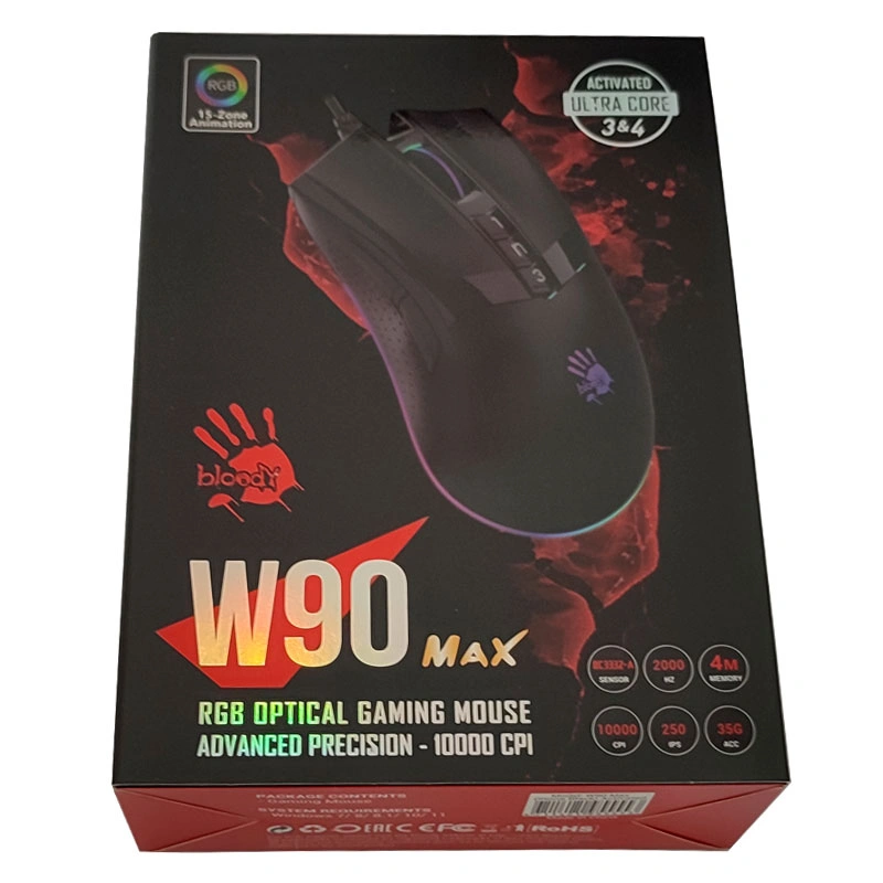 ماوس باسیم گیمینگ بلادی مدل W90 Max