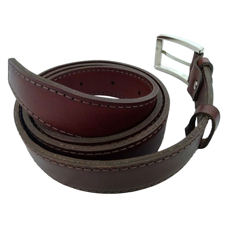 کمربند چرم طبیعی گاوی دست دوز دولایه مدل kg-04