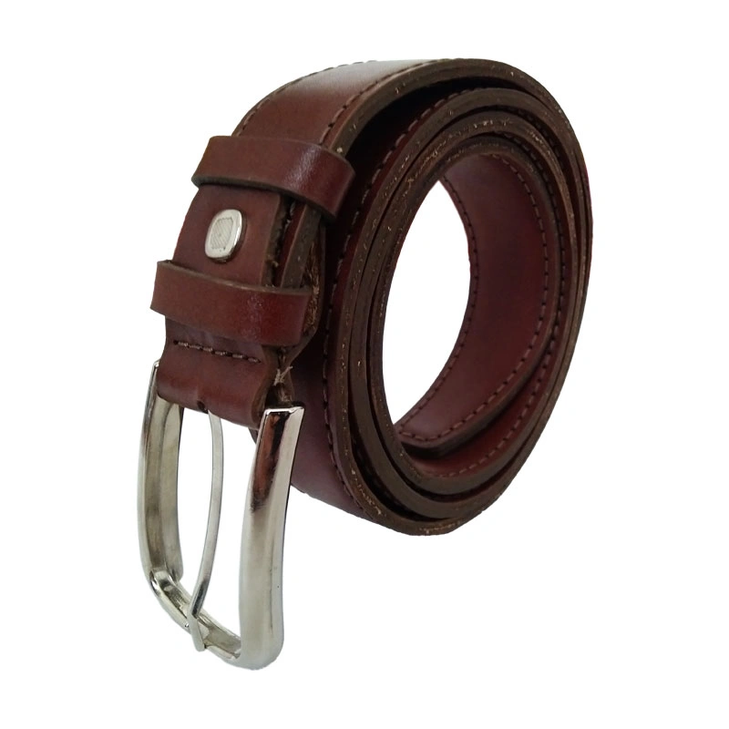 کمربند چرم طبیعی گاوی دست دوز دولایه مدل kg-04