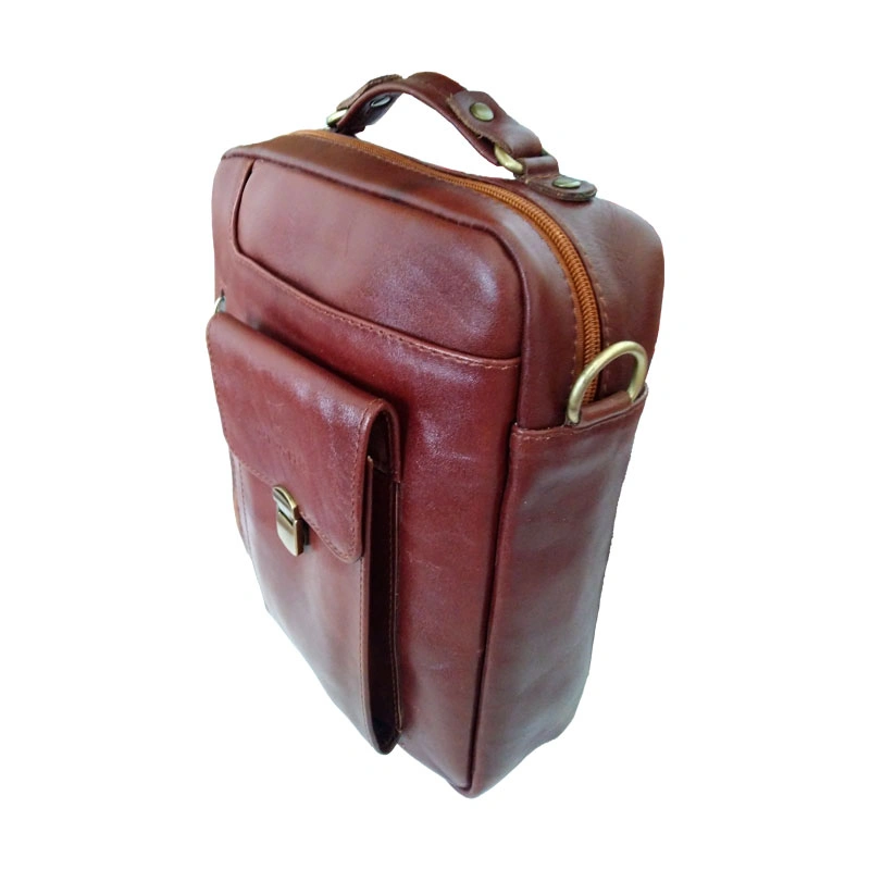 کیف دوشی چرم طبیعی گاوی مدل kdg-02