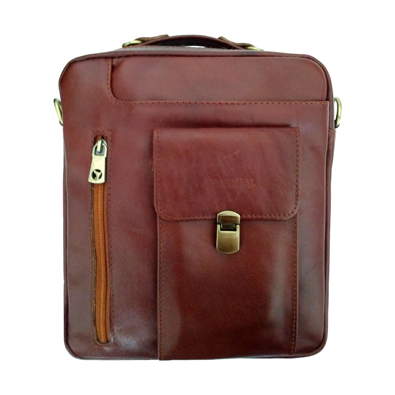 کیف دوشی چرم طبیعی گاوی مدل kdg-02