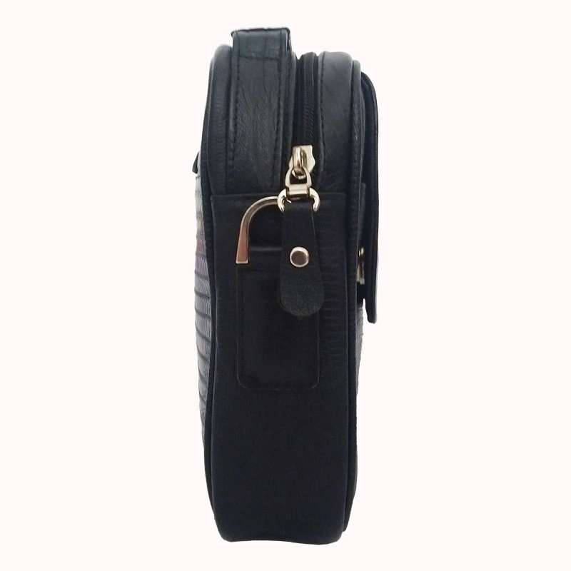کیف دوشی زنانه و مردانه چرم طبیعی گاوی مدل kdg-25
