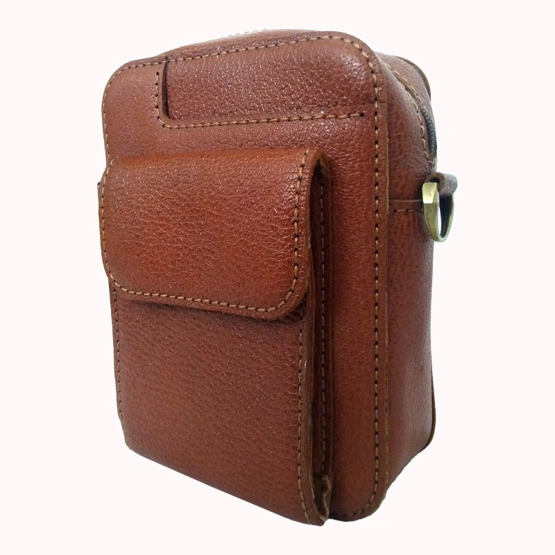 کیف دوشی زنانه و مردانه چرم طبیعی گاوی مدل kdg-24