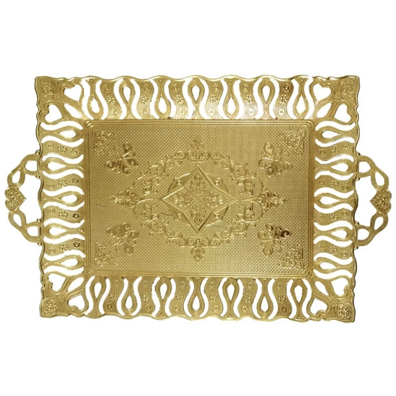 سینی زارا مدل گلدنZR05