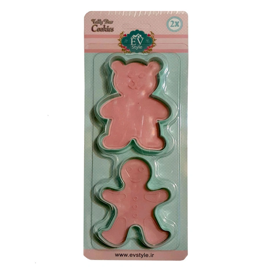 قالب فشاری شیرینی مدل عروسکی بسته سه عددی