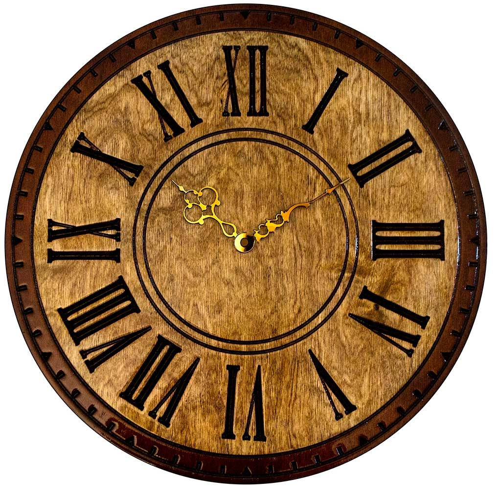 ساعت دیواری چوبی آراوود مدل لاتینو