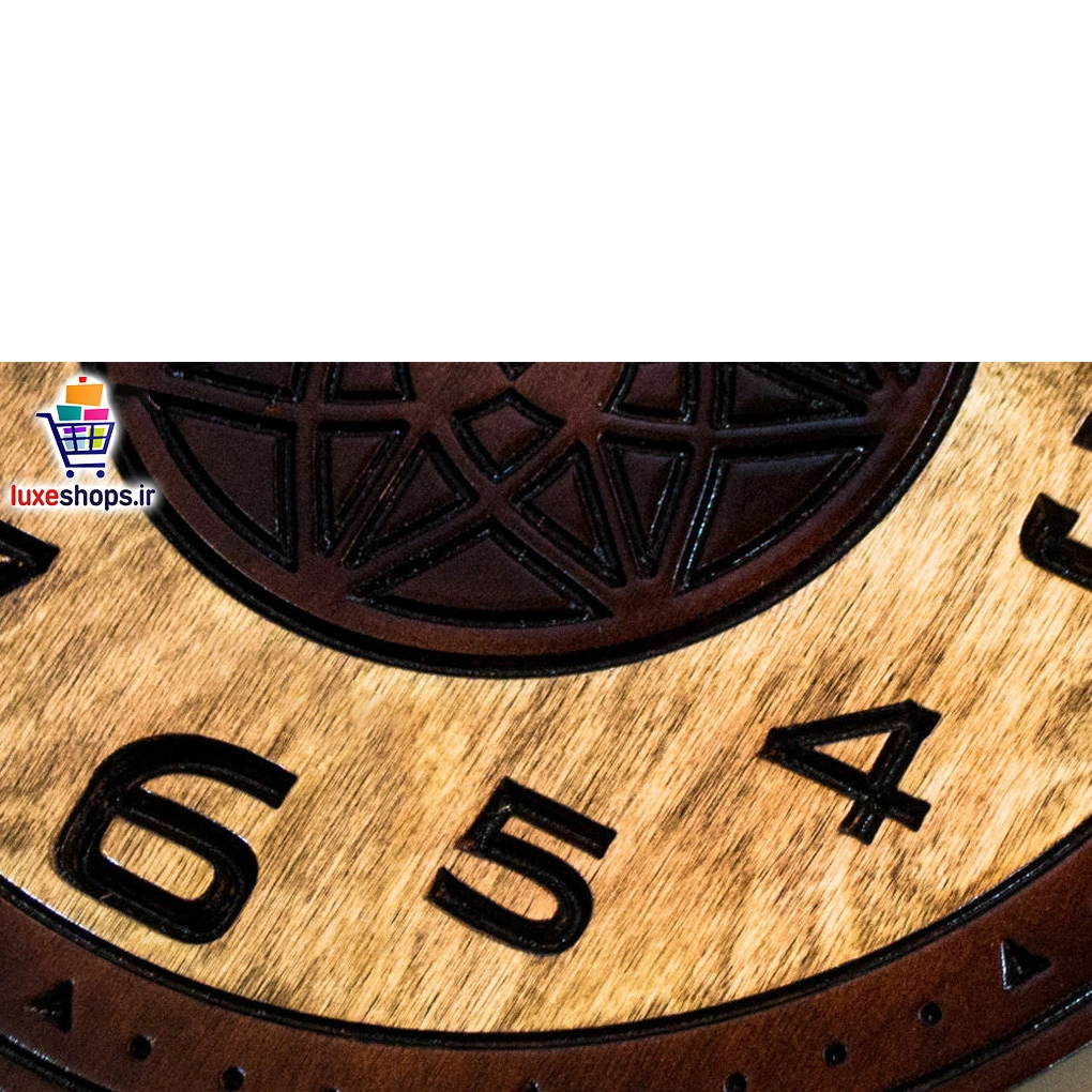 ساعت دیواری چوبی مدرنو قطر 40