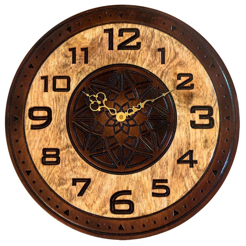 ساعت دیواری چوبی آراوود مدل مدرنو
