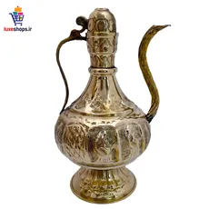 سرویس سماور ذغالی 3 لیتر برنجی