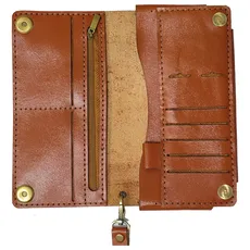 ست چرم طبیعی مردانه SK-07 کیف پول و موبایل، کمربند، جاکارتی و جاکلیدی چرم گاوی