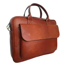 کیف اداری چرم طبیعی گاوی مدل KDG-30 | چرم ضخیم + یراق درجه یک