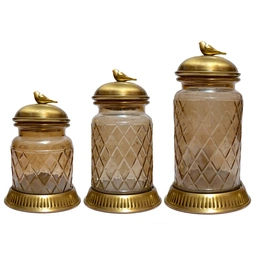 پاسماوری شیشه ای ست سه عددی