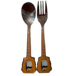 قاشق و چنگال کودک طرح پنگوئن