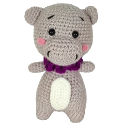 عروسک بافتنی اسب آبی