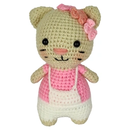 عروسک بافتنی پیشی