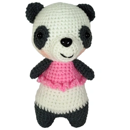 عروسک بافتنی خرس پاندا