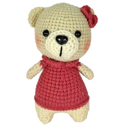 عروسک بافتنی خرس 