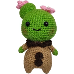 عروسک بافتنی کاکتوس