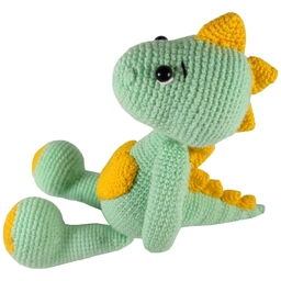 عروسک بافتنی دایناسور