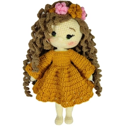 عروسک بافتنی دختر پری