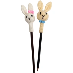 مجموعه عروسک بافتنی سرمدادی خرگوشی 