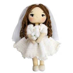 عروسک بافتنی عروس خانوم